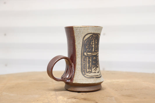 Tinned Fish Mug - Deer Bone Ash Glaze