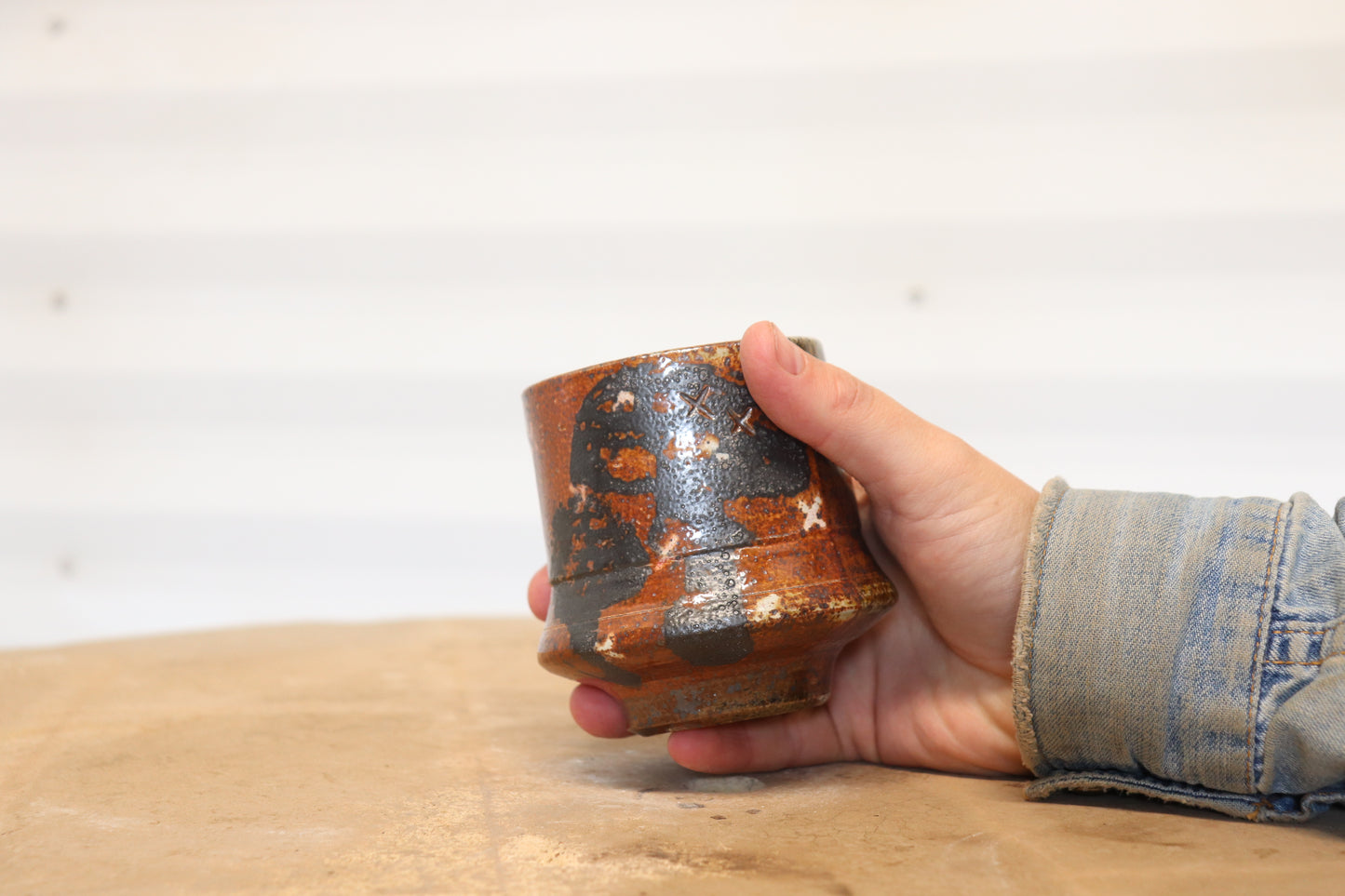 Amanita Mushroom Tumbler - Soda Fired