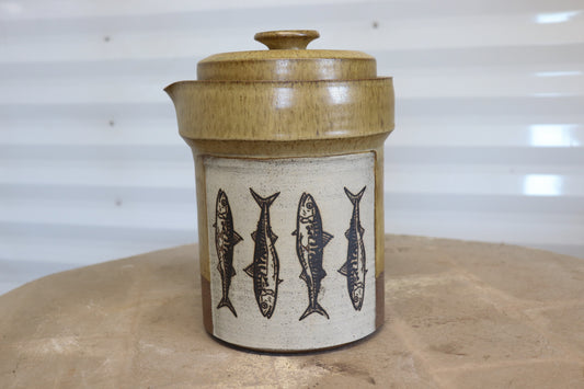 Mackerel Waterlocking Fermentation Crock - 3/4 gallon