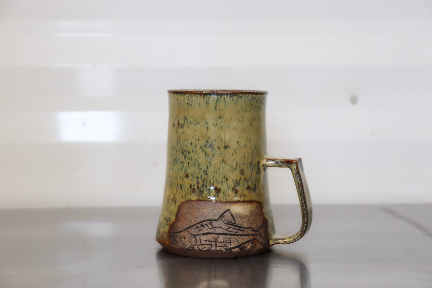 Salmon Mug - Yellowhead County White