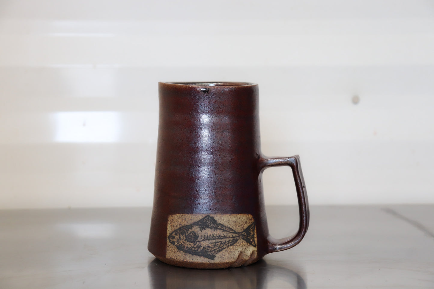 Halibut Mug - Deer Bone Ash Red