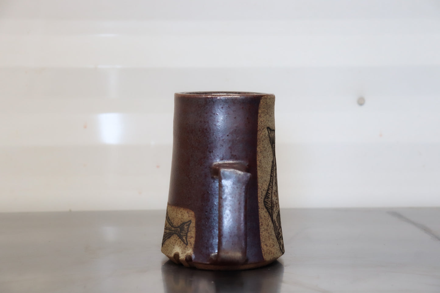 Halibut Mug - Deer Bone Ash Red