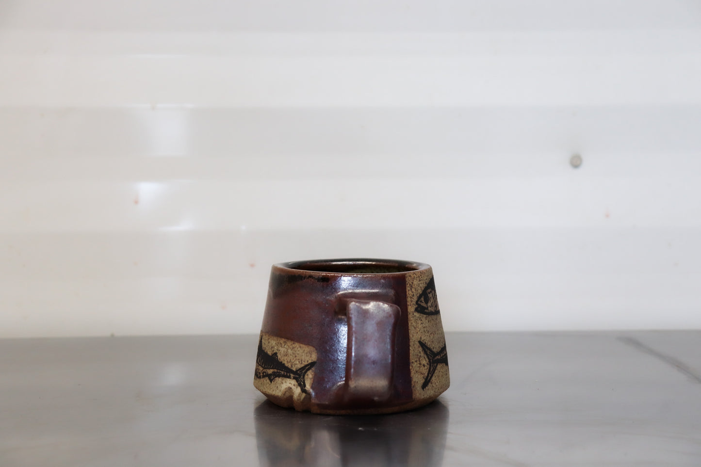 Mackerel Shortie Mug - Deer Bone Ash Red