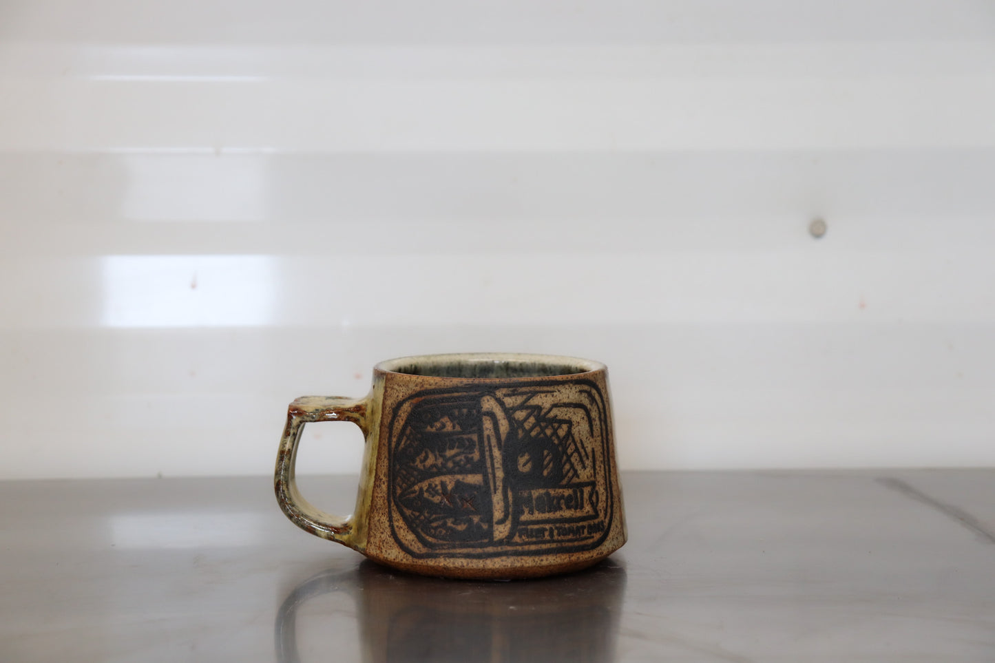 Tinned Fish Shortie Mug - Yellowhead County Iron White